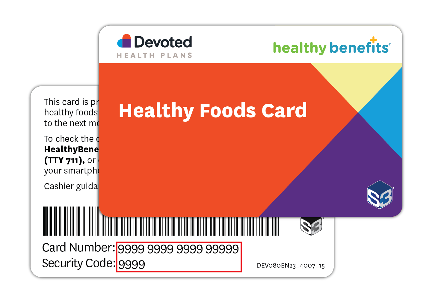 Nutrition Benefit Card